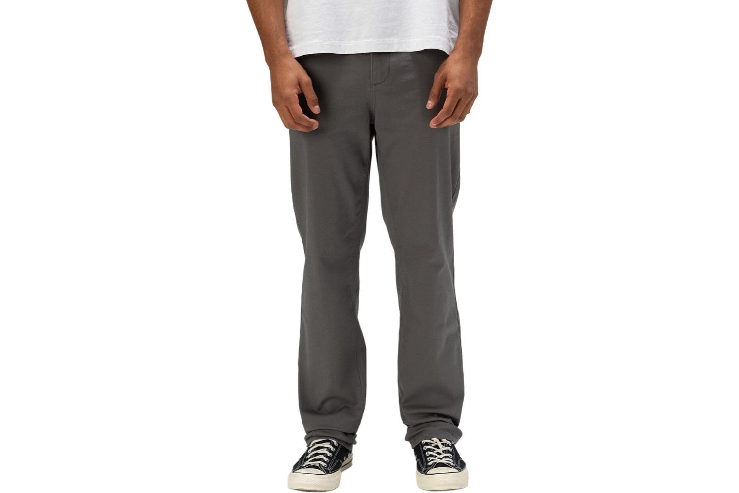 Mens Slim Straight Chino Pants